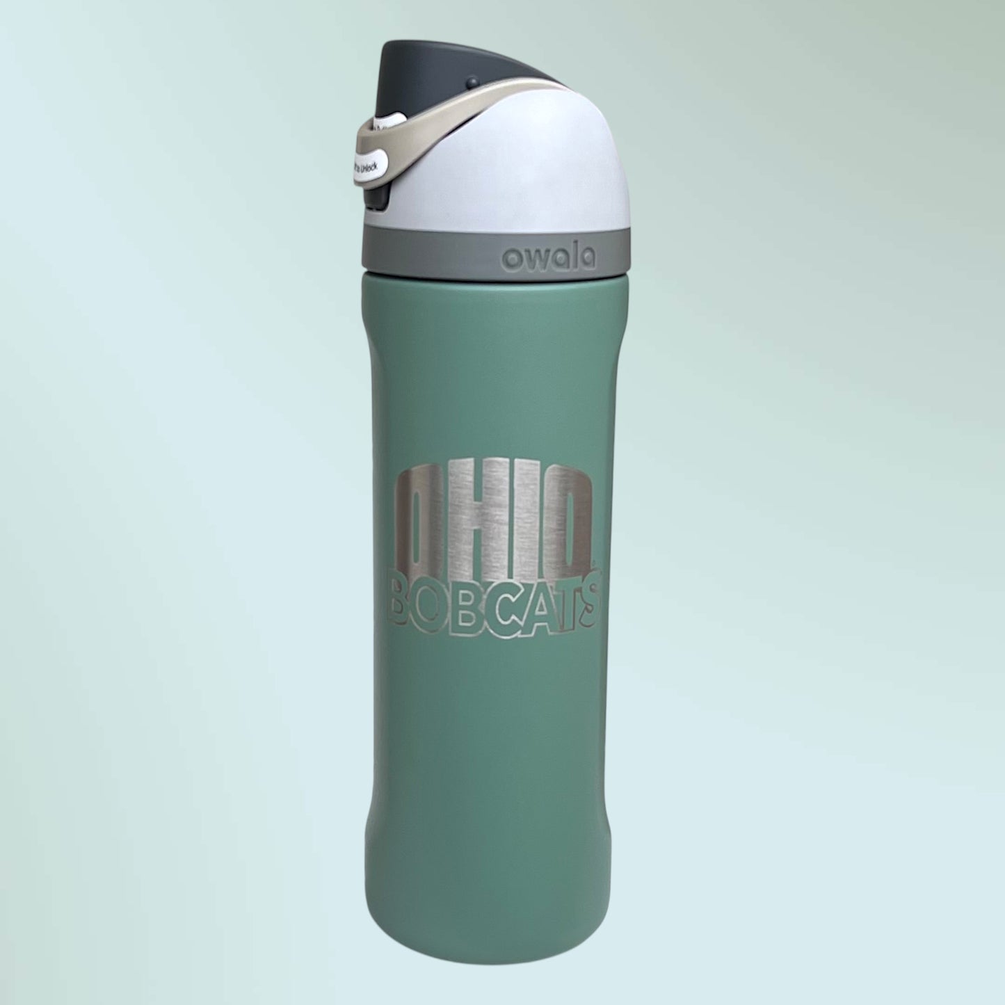 Ohio University Bobcats Owala 24oz FreeSip Engraved Water Bottle