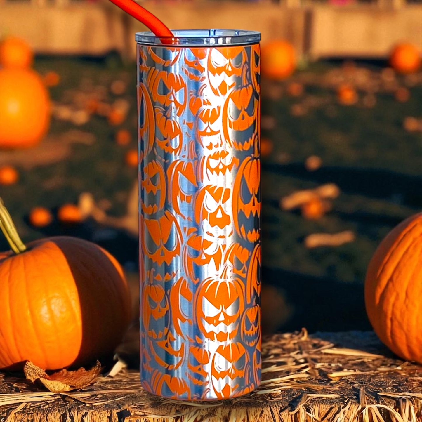 Halloween Tumblers: Ghosts and Spooky Eyes