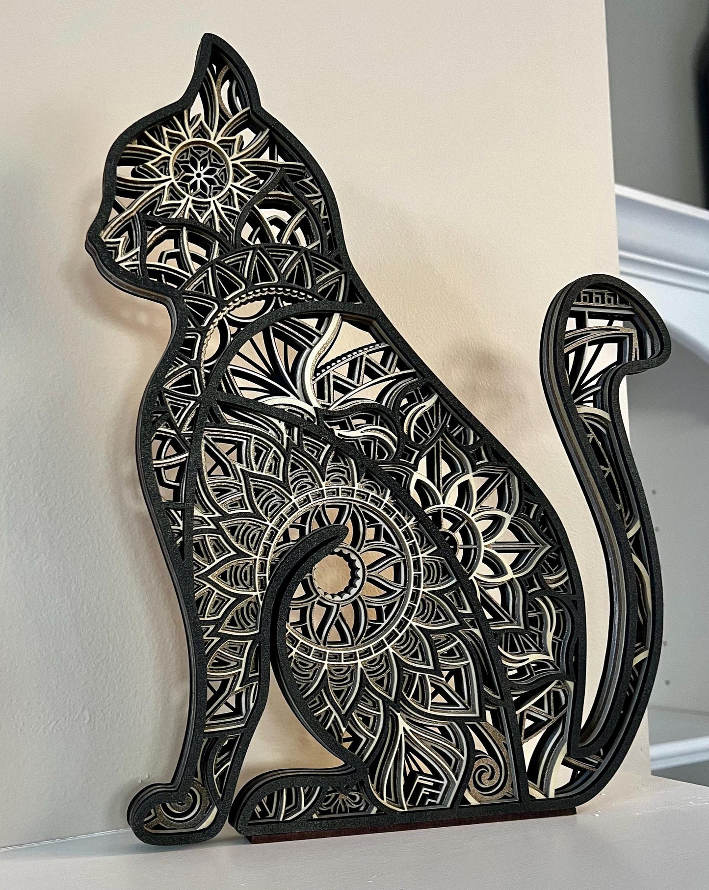 Five layer cat lover gift Cat Shelf Mantel Decor