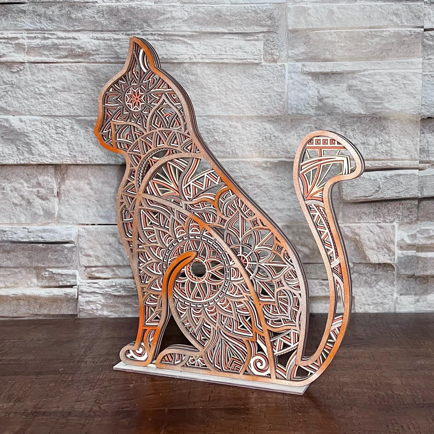 Five layer cat lover gift Cat Shelf Mantel Decor