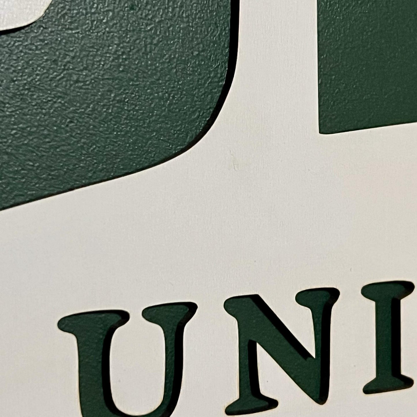 Ohio University Layered Logo Sign | OU Bobcats Decor | Alumni Gift | Dorm Decor