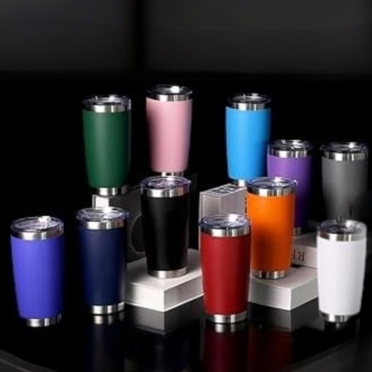 20oz Engraved Stainless Steel Coffee Tumbler