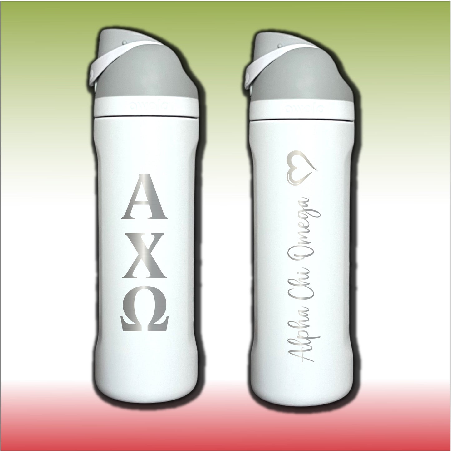 Alpha Chi Omega Owala FreeSip Water Bottle