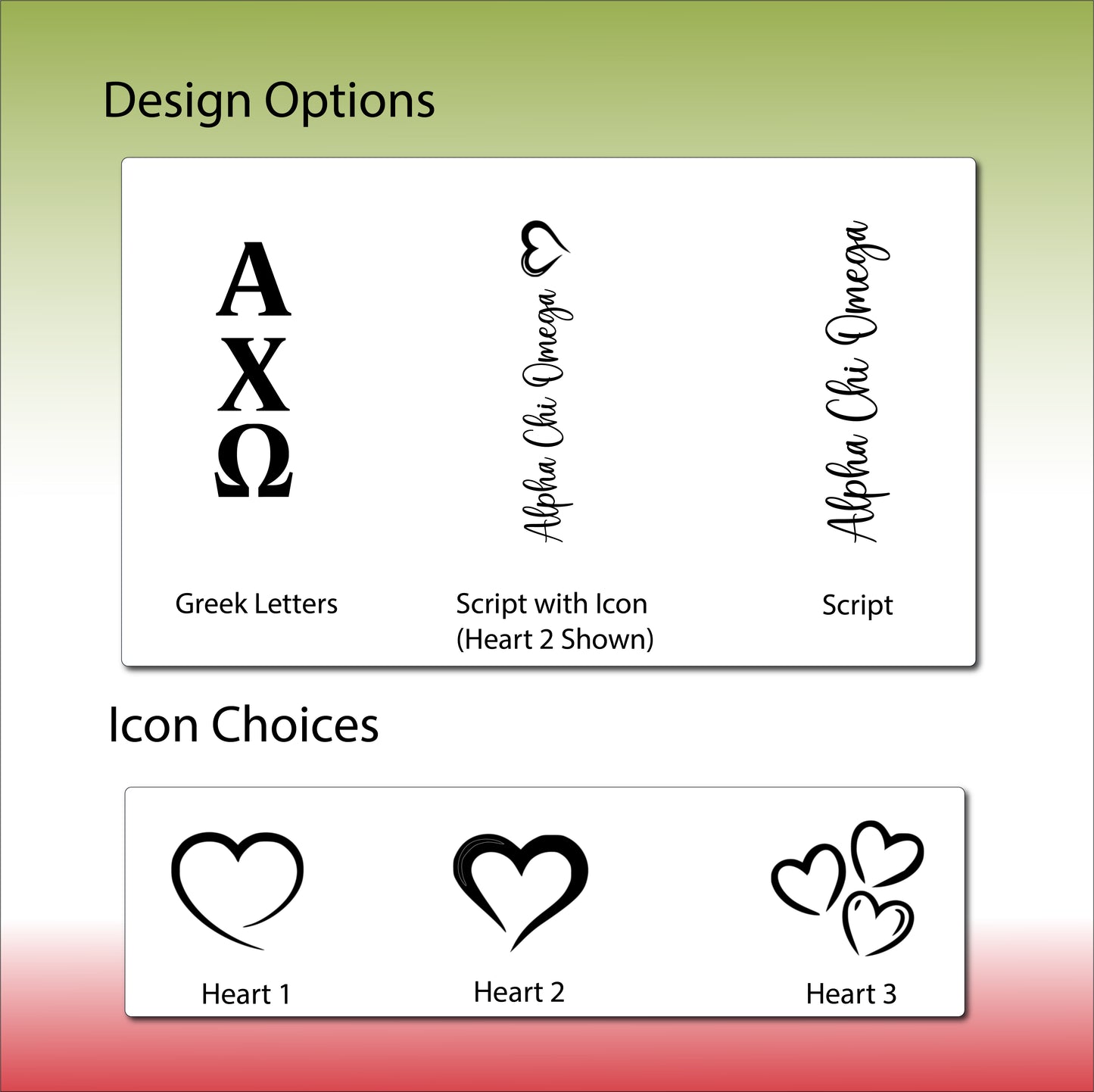 AXO designs and icons