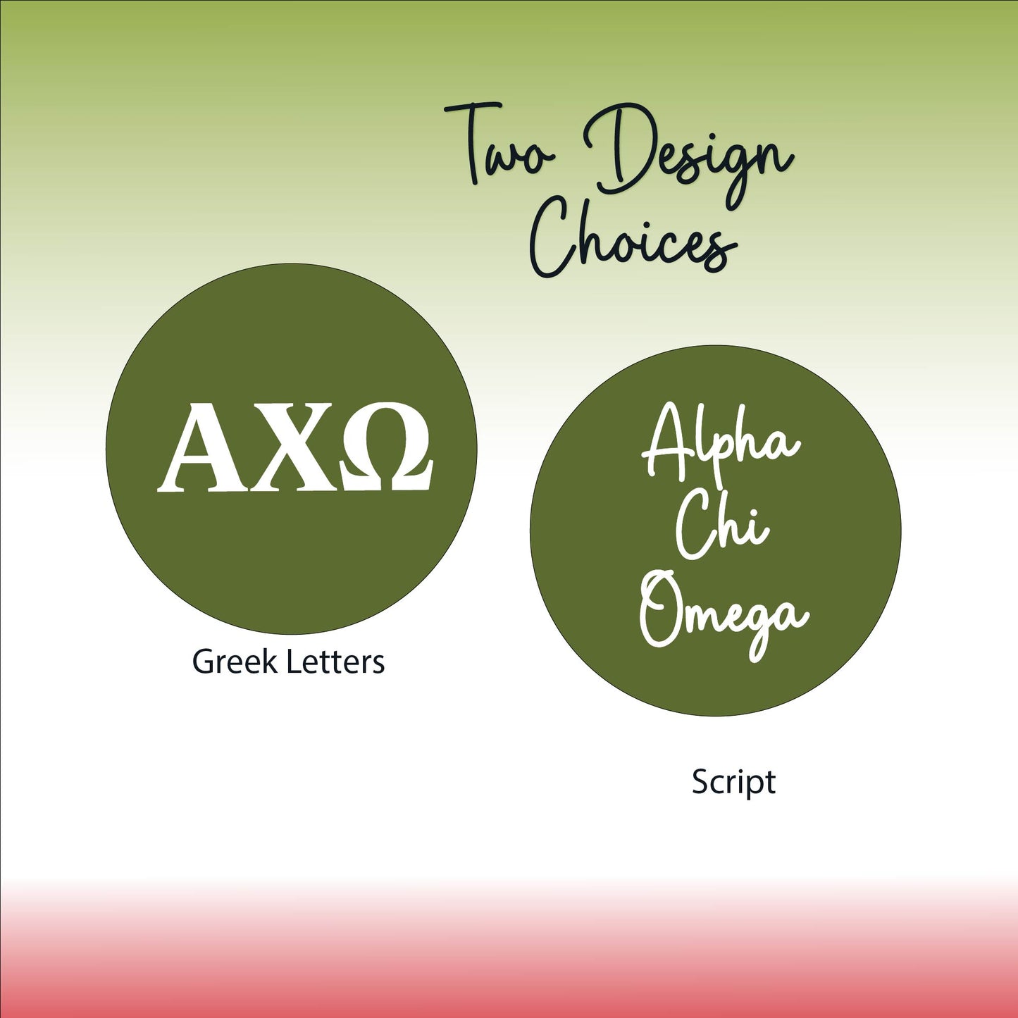 Alpha Chi Omega Star Studded Tumbler Greek Letters or Name UV Printed Sorority Cup