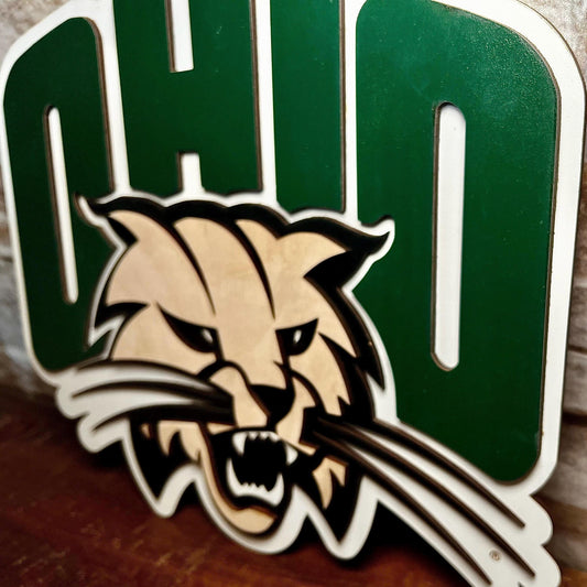 Licensed Ohio University Bobcat Face