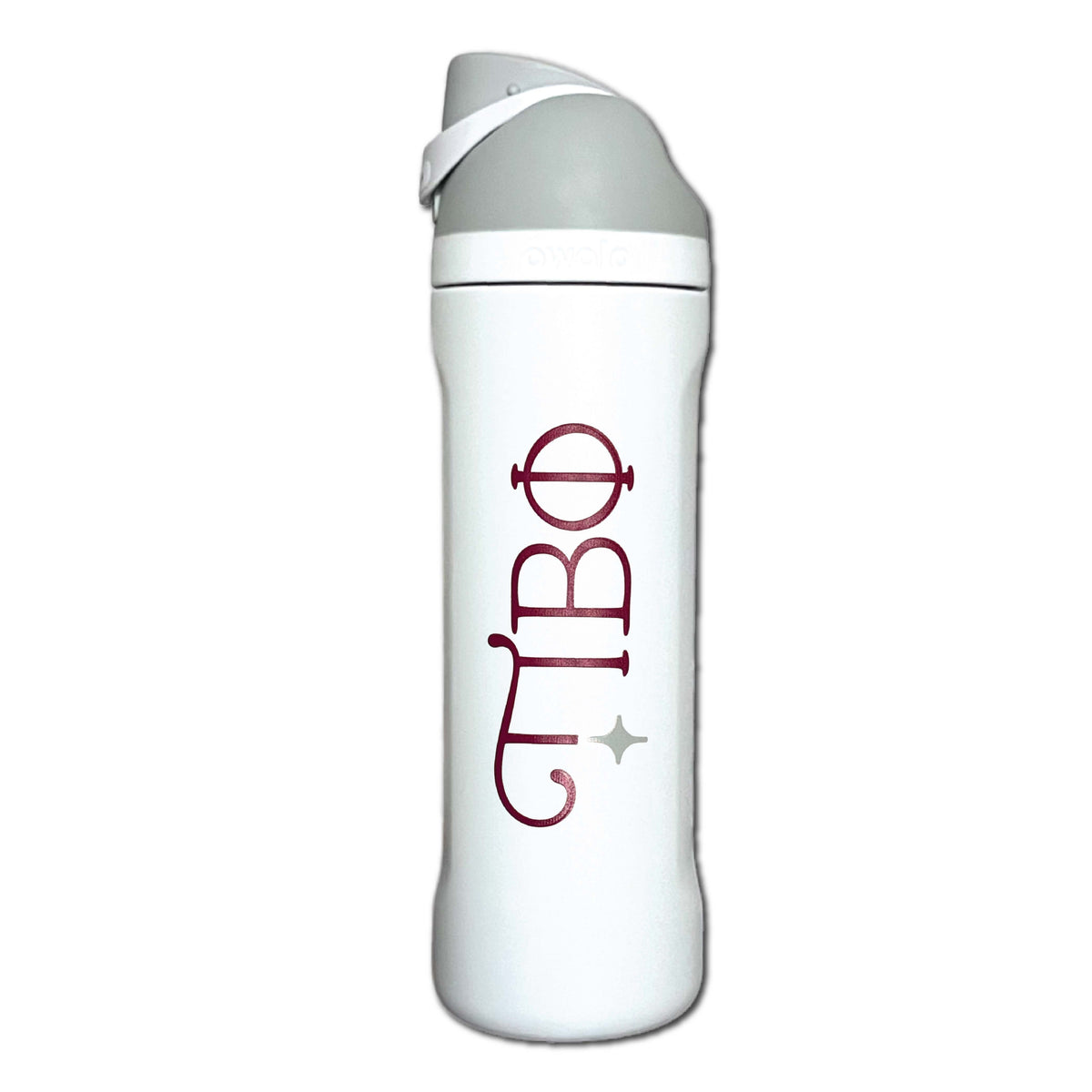 Pi Beta Phi New Logo Owala Water Bottle | 3 Sizes | Vertical Logo