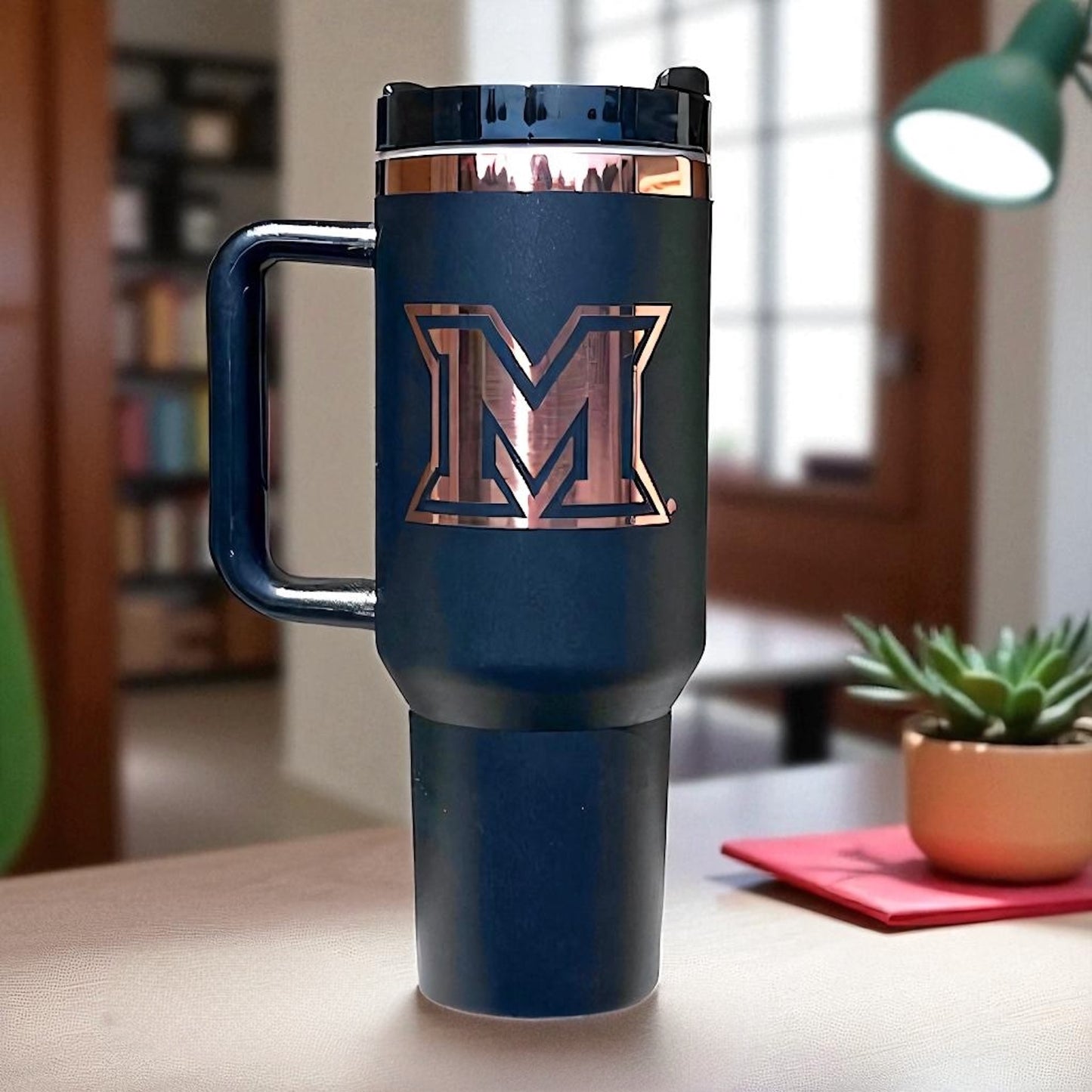 Miami University Ohio 40oz Stanley-Style Engraved Tumbler