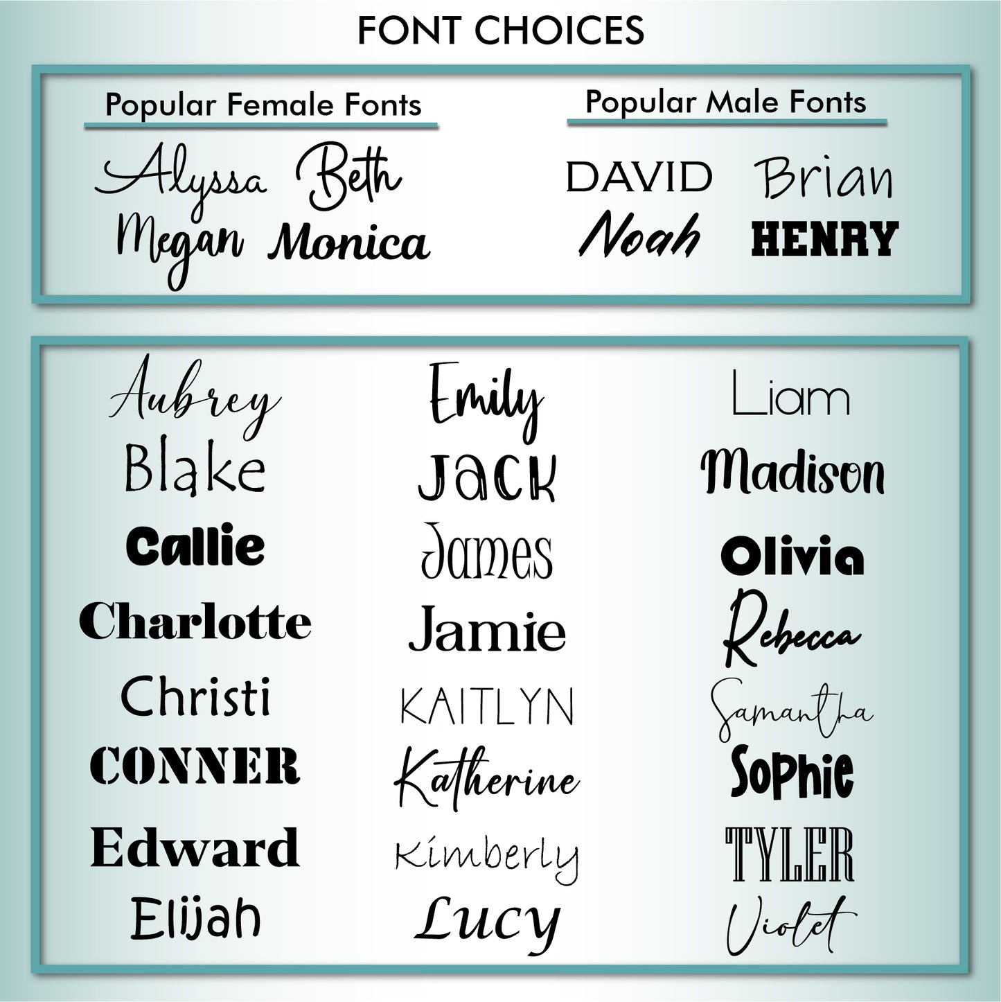 Fonts