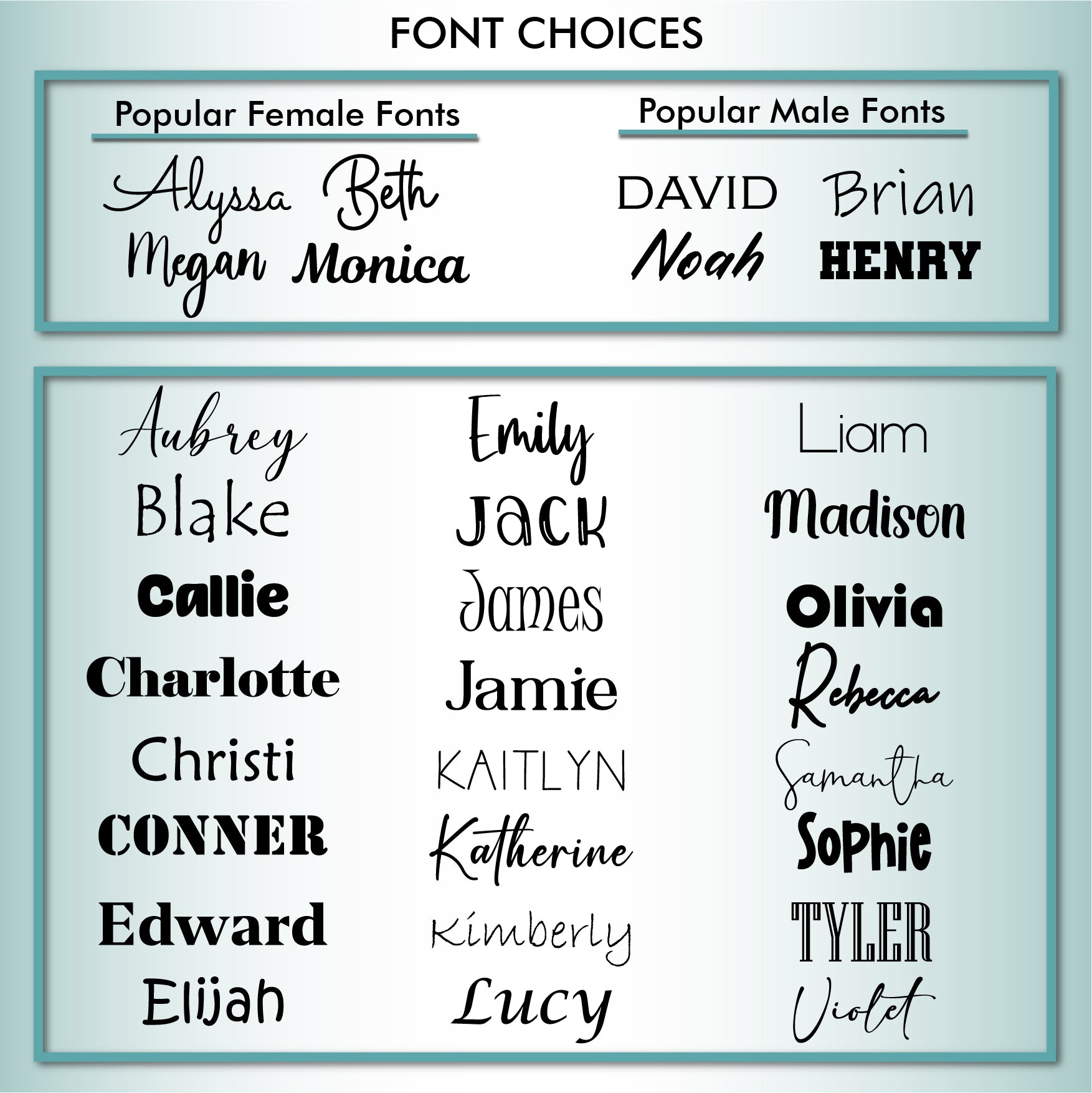 Fonts