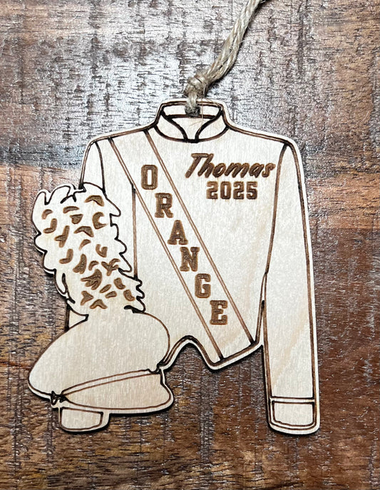 Orange High School Band Ornament--CHOOSE PICKUP TO AVOID SHIPPING CHARGES