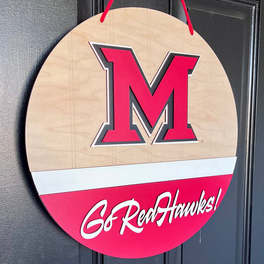 Miami University Ohio Door Hanger