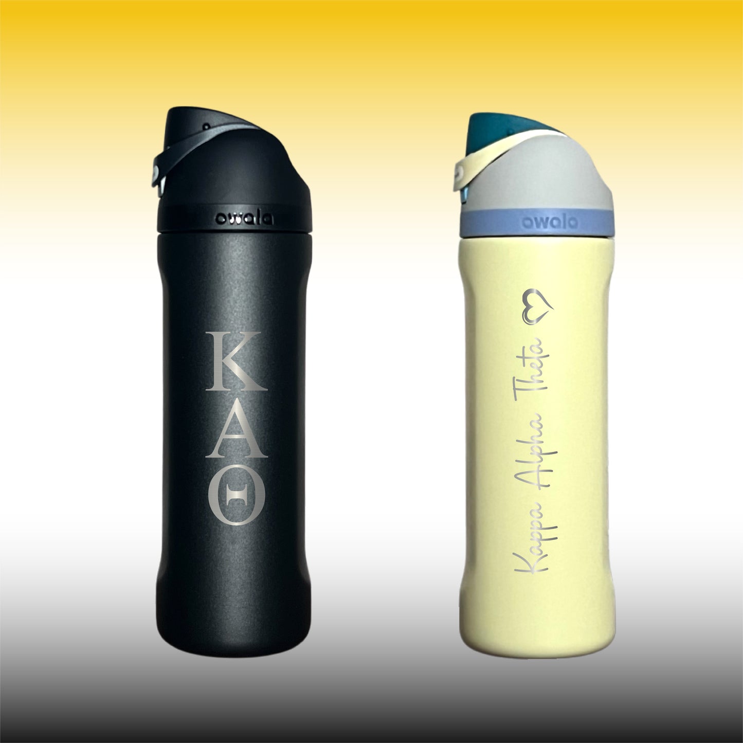 Kappa Alpha Theta Owala FreeSip Water Bottle