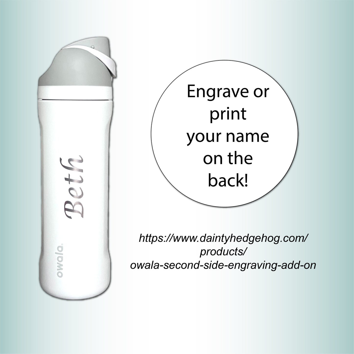 Second side engraving add-on
