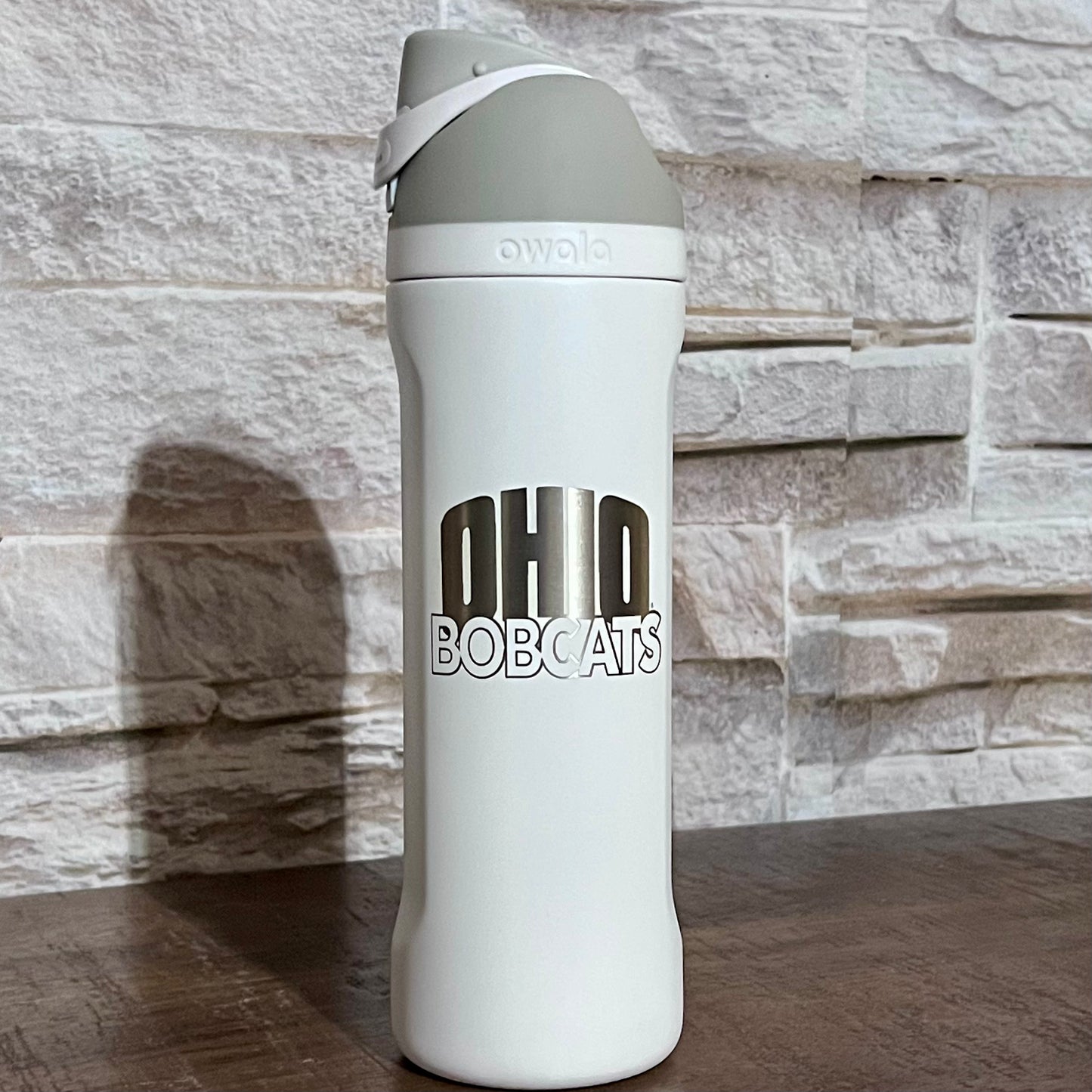 Ohio University Bobcats Owala 24oz FreeSip Engraved Water Bottle