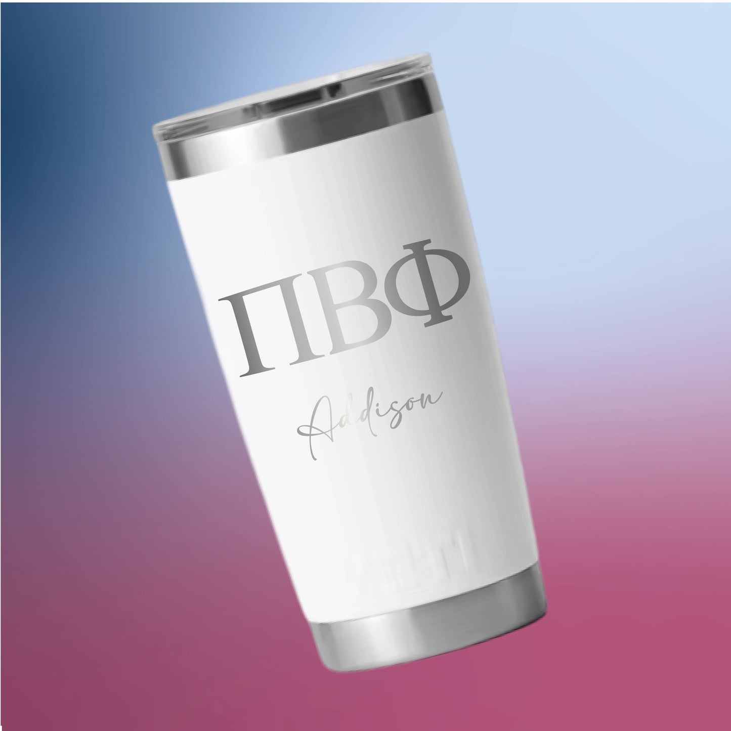 Personalized Pi Beta Phi YETI | Engraved Sorority 20oz Rambler