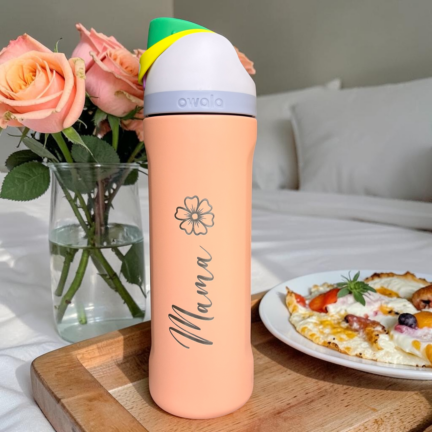 Personalized Engraved Owala FreeSip Water Bottle – Custom Name Bottle