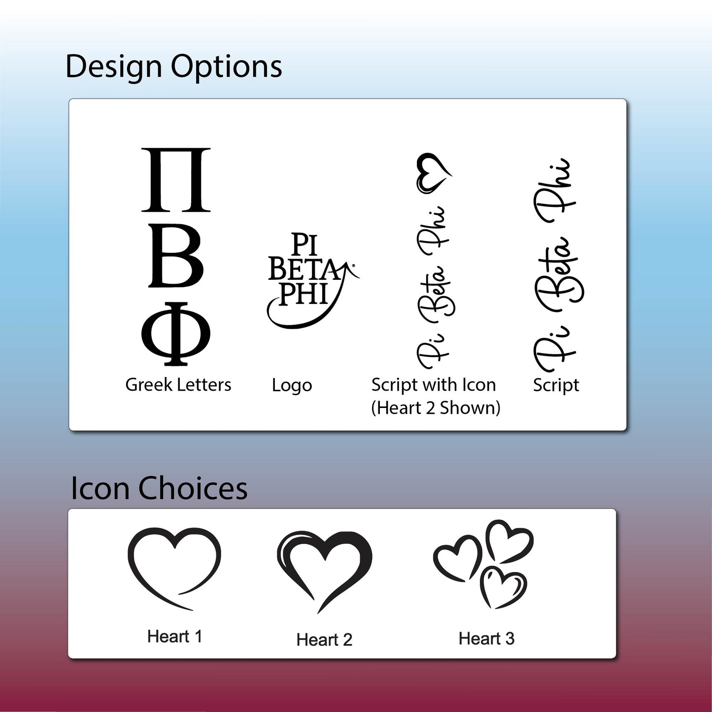 Pi Beta Phi Owala FreeSip Water Bottle