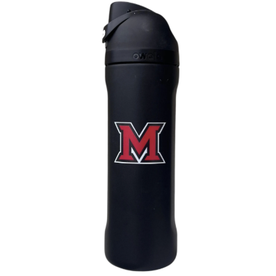 Miami University Ohio Owala 24oz FreeSip Engraved Water Bottle