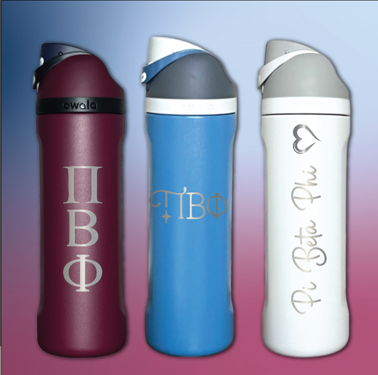 Pi Beta Phi Owala FreeSip Water Bottle