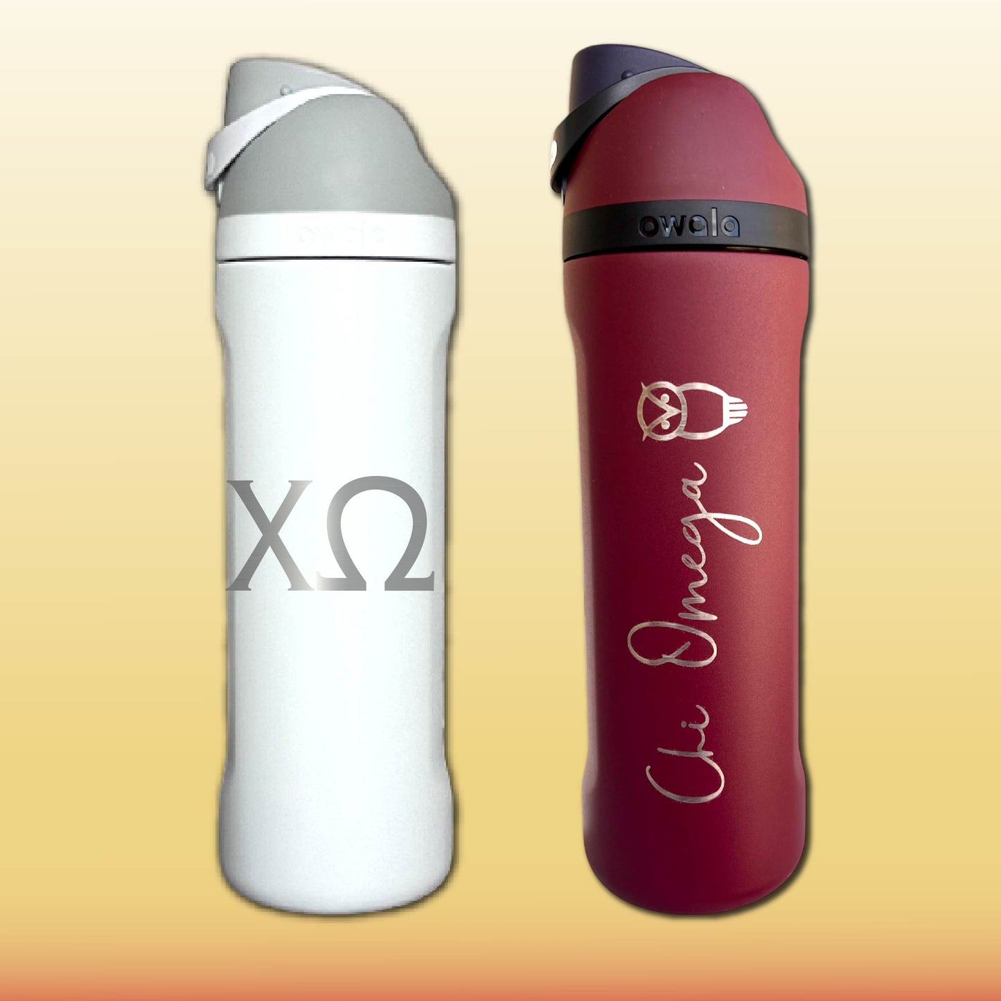 Chi Omega Owala FreeSip Water Bottle