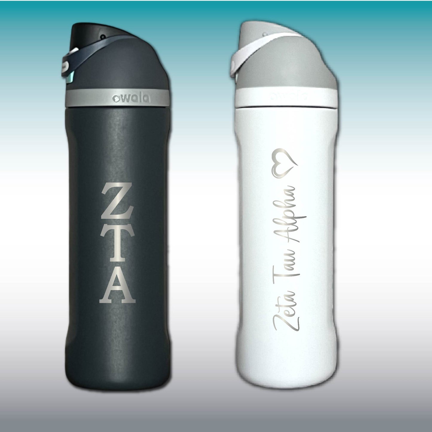 Zeta Tau Alpha Owala FreeSip Water Bottle
