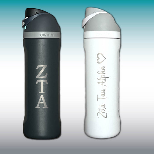 Zeta Tau Alpha Owala FreeSip Water Bottle