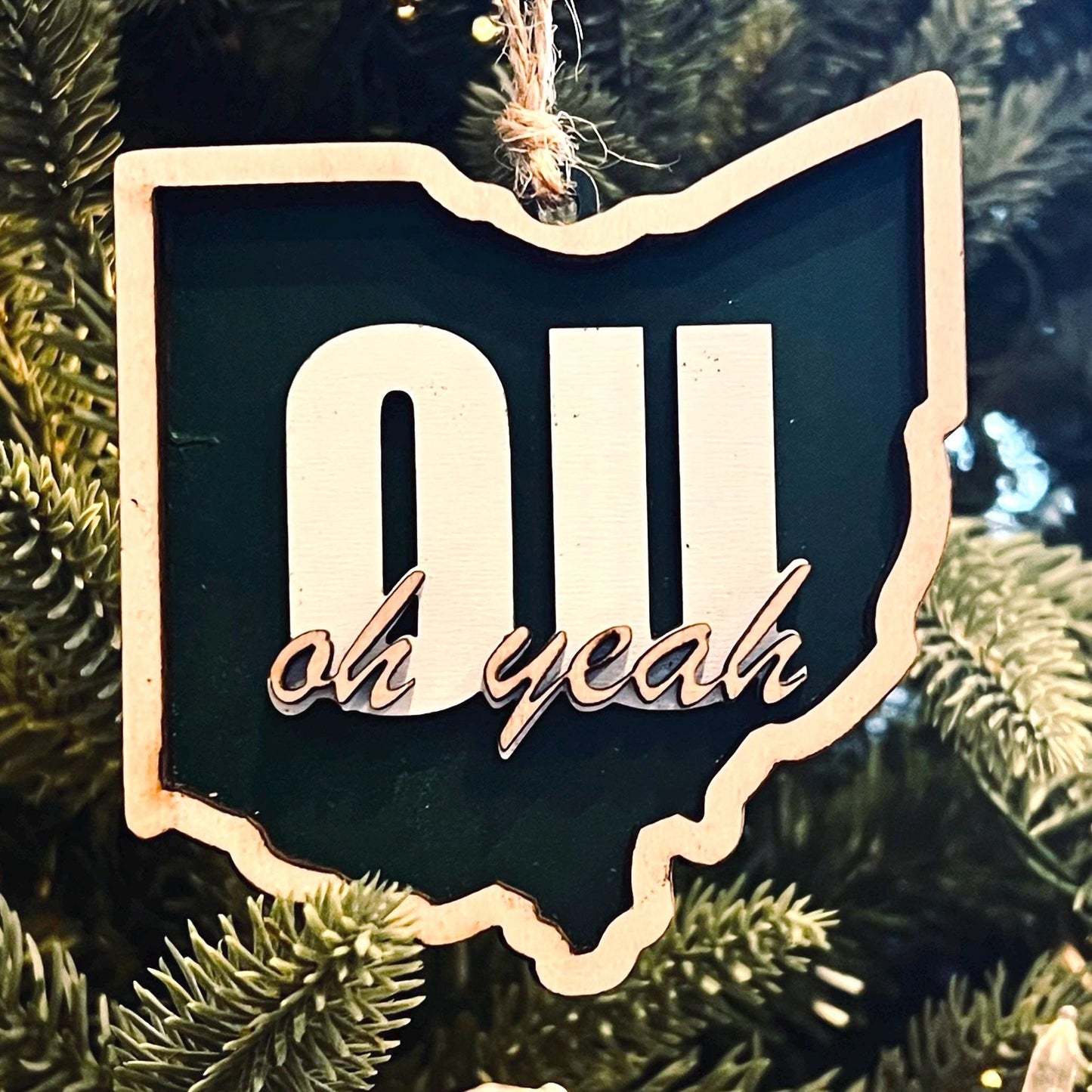 Ohio University OU Oh Yeah Ornament