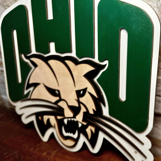 Licensed Ohio University Bobcat Face