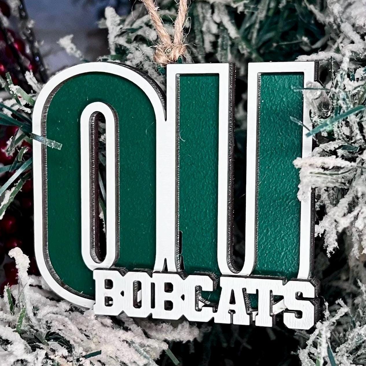 Licensed OU Bobcats Ornament