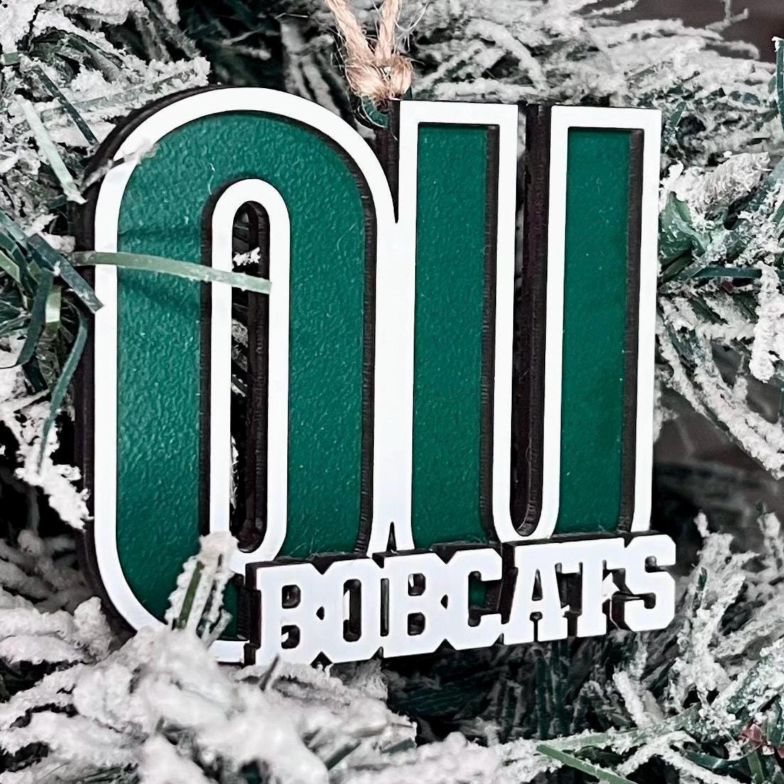 Licensed OU Bobcats Ornament