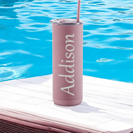 Maars soft matte engraved personalized 20oz individual tumbler
