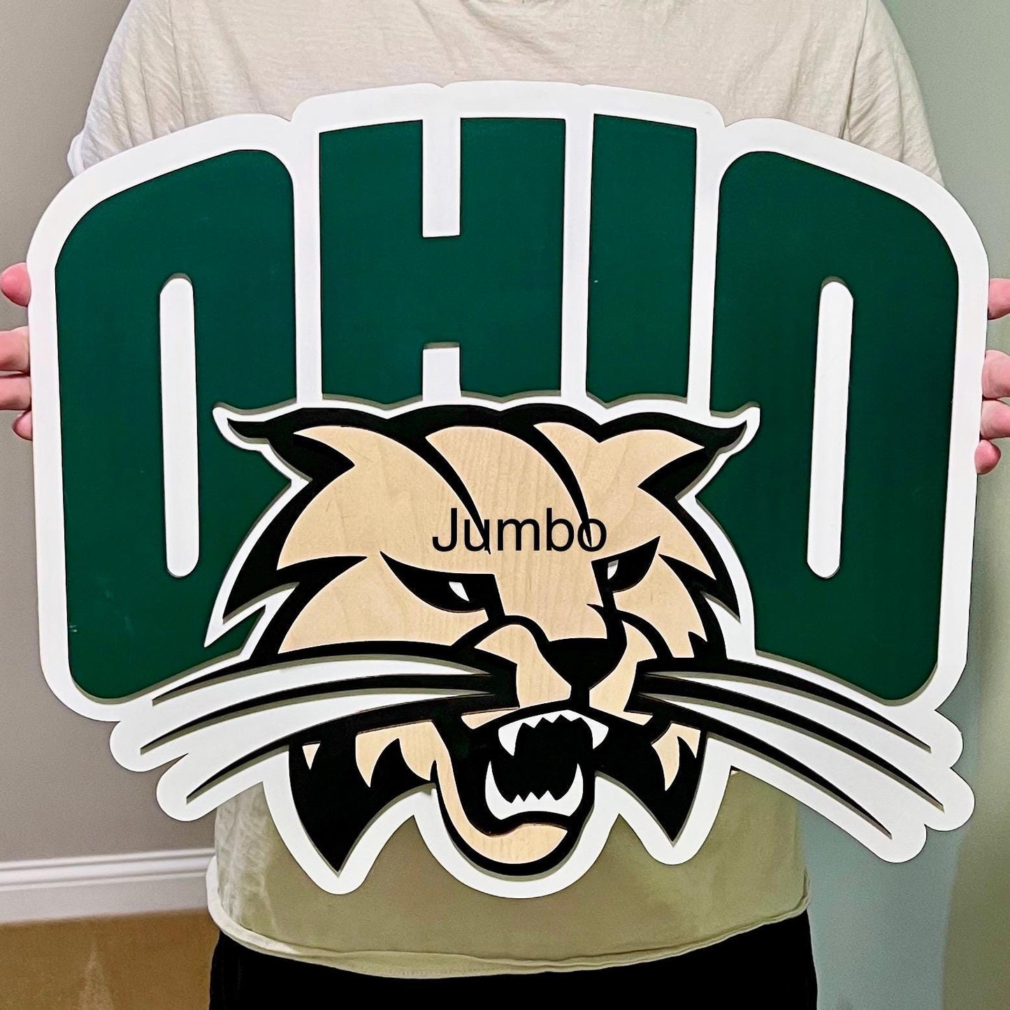 Licensed Ohio University Bobcat Face