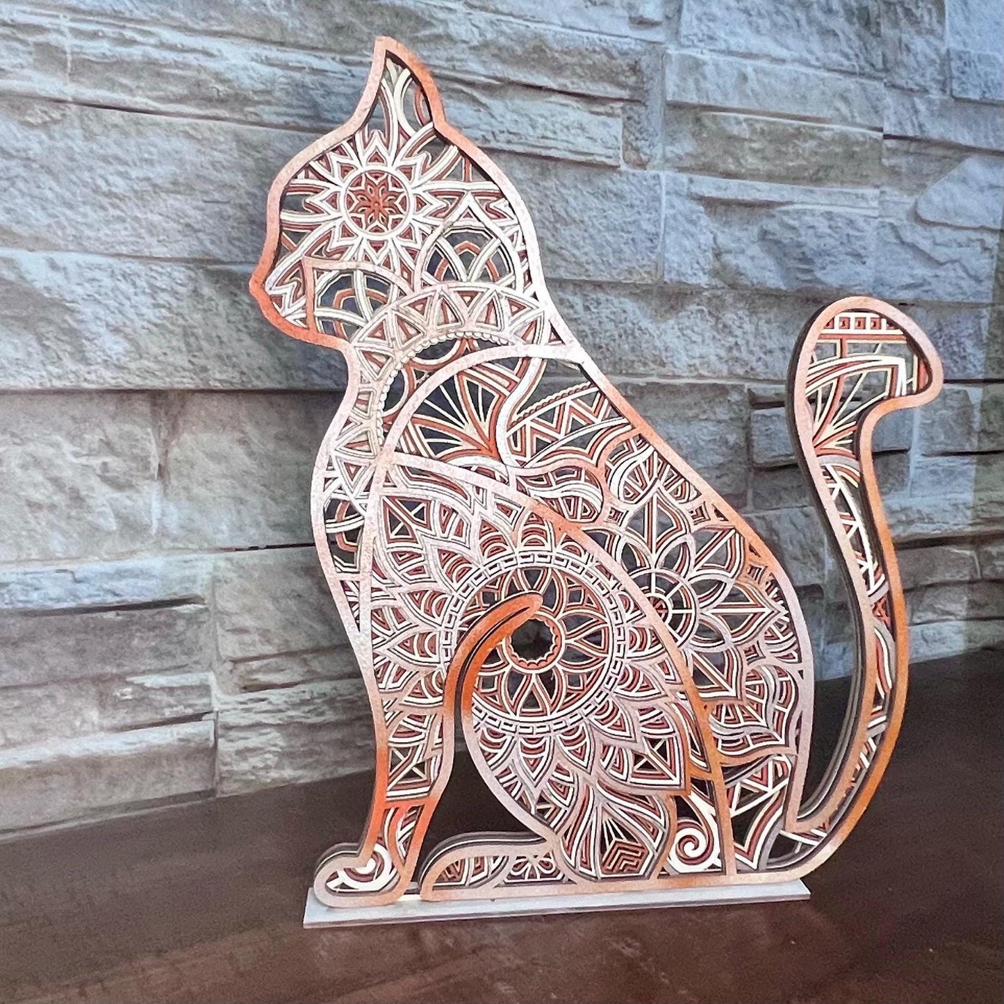 Five layer cat lover gift Cat Shelf Mantel Decor