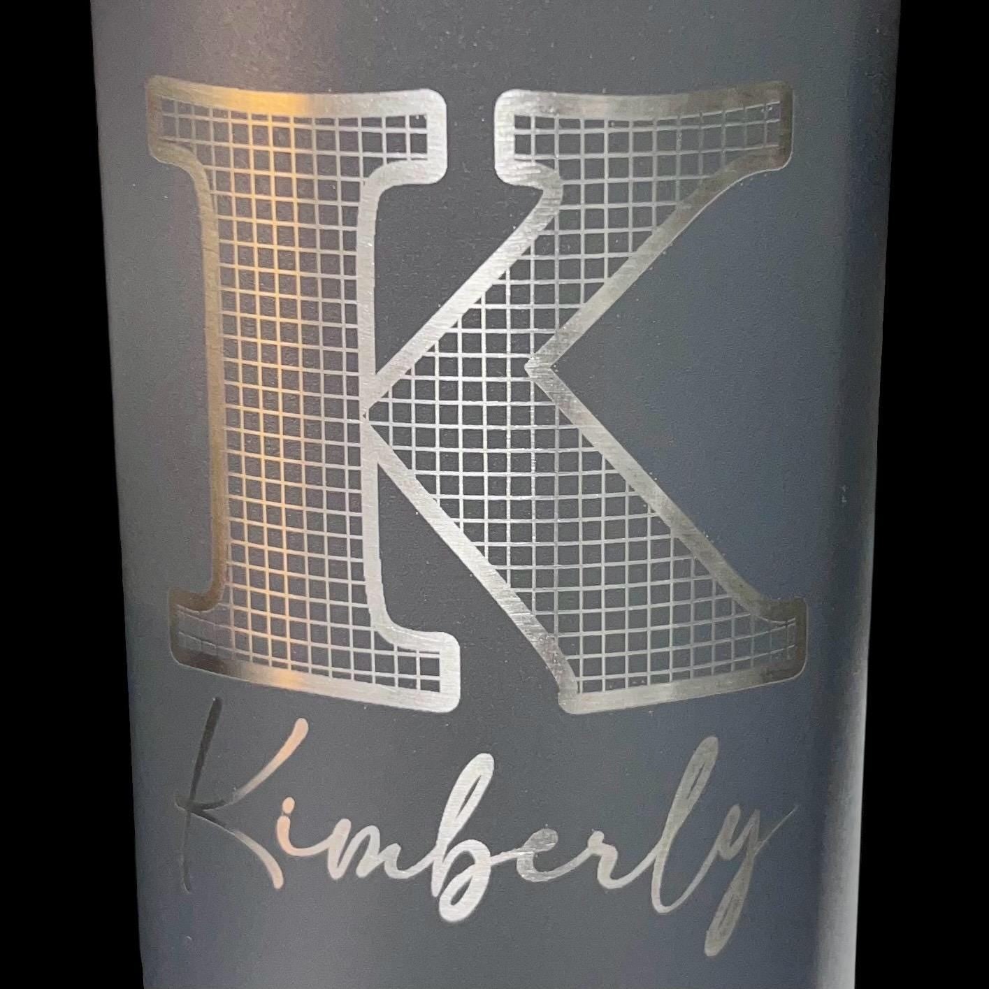Owala 24oz FreeSip Custom Engraved Water Bottle with Initial and Name