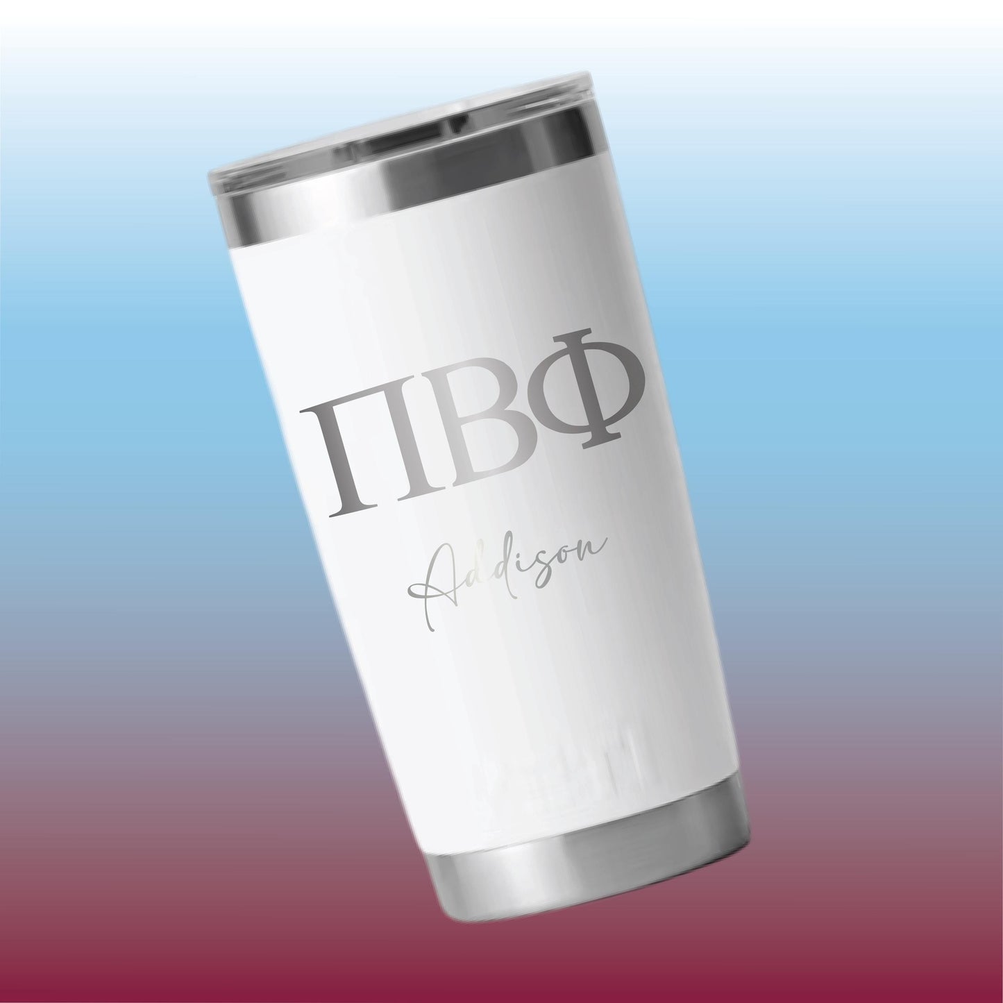 Personalized Pi Beta Phi YETI | Engraved KD Sorority 20oz Rambler