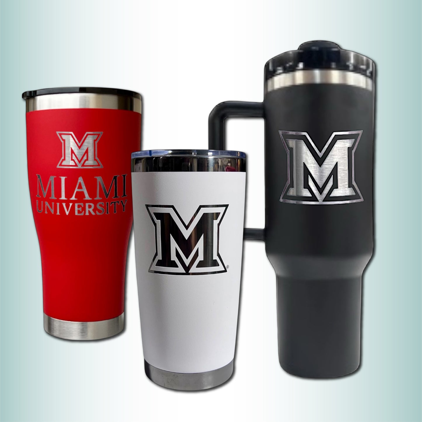 Miami University Tumbler | Officially Licensed RedHawks Cup | Miami Ohio Drinkware