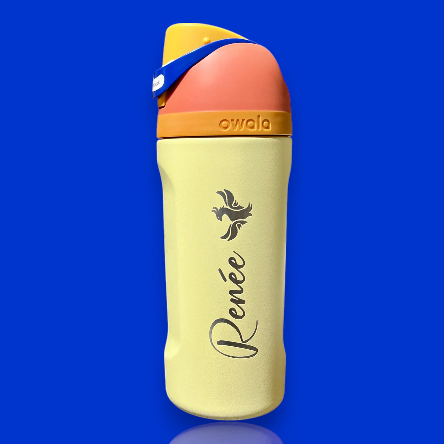 Personalized Kids Owala 16oz FreeSip Custom Engraved Water Bottle with Art